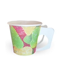 100ml handle cup multi color ( 40 Pack )